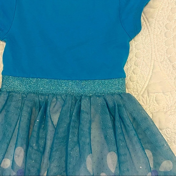 Dreamworks TROLLS toddler girls blue Poppy tulle dress - Picture 6 of 7